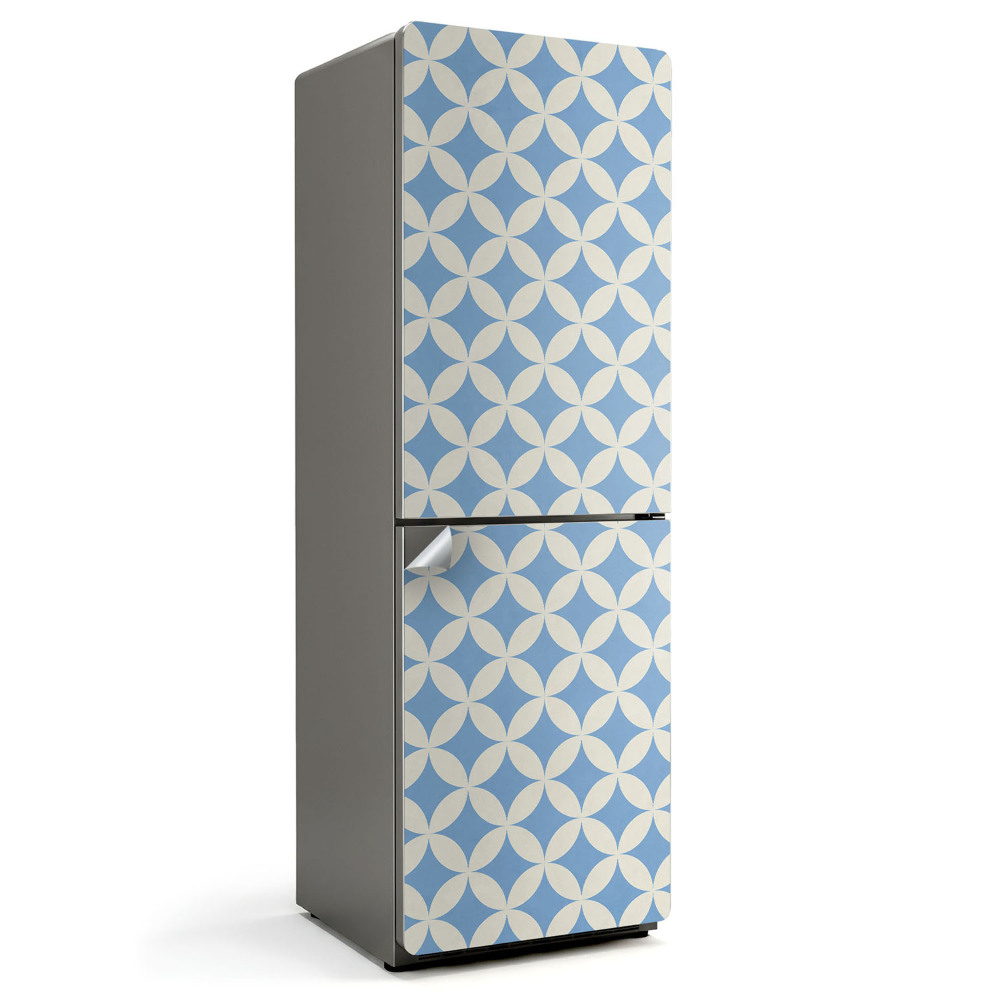 Samoprzylepna naklejka na lodówkę Geometryczny wzór z elipsami