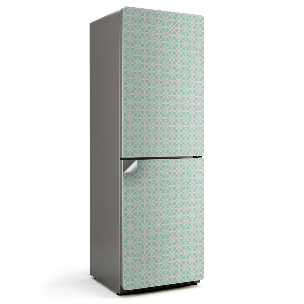 Naklejka tapeta na lodówkę Geometryczny wzór w kratkę