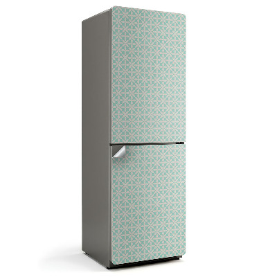 Naklejka tapeta na lodówkę Geometryczny wzór w kratkę