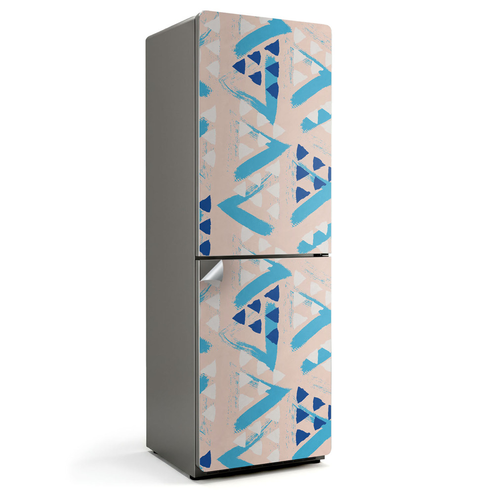 Naklejka na lodówkę Abstrakcyjny wzór geometrii