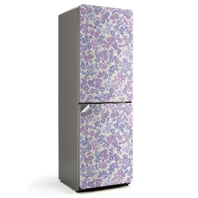 Samoprzylepna naklejka na lodówkę Kwiatowy wzór w pastelach