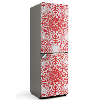 Naklejka tapeta na lodówkę Wzór z symetrycznymi motywami