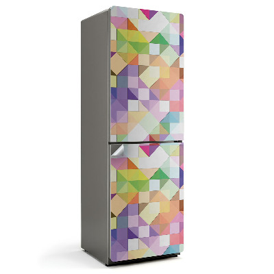 Okleina na lodówkę Geometria wielokątów w układzie