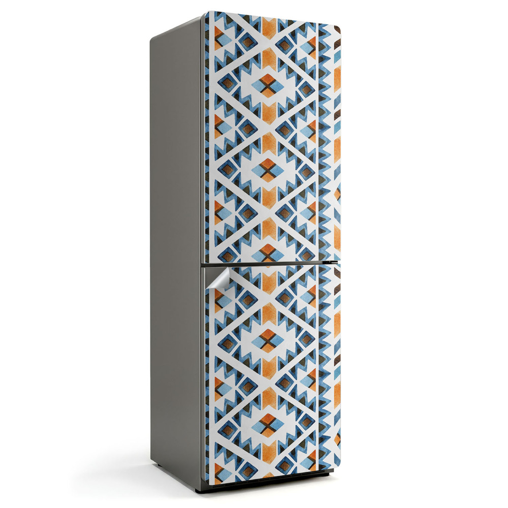 Okleina na lodówkę Wzór geometryczny z rombami