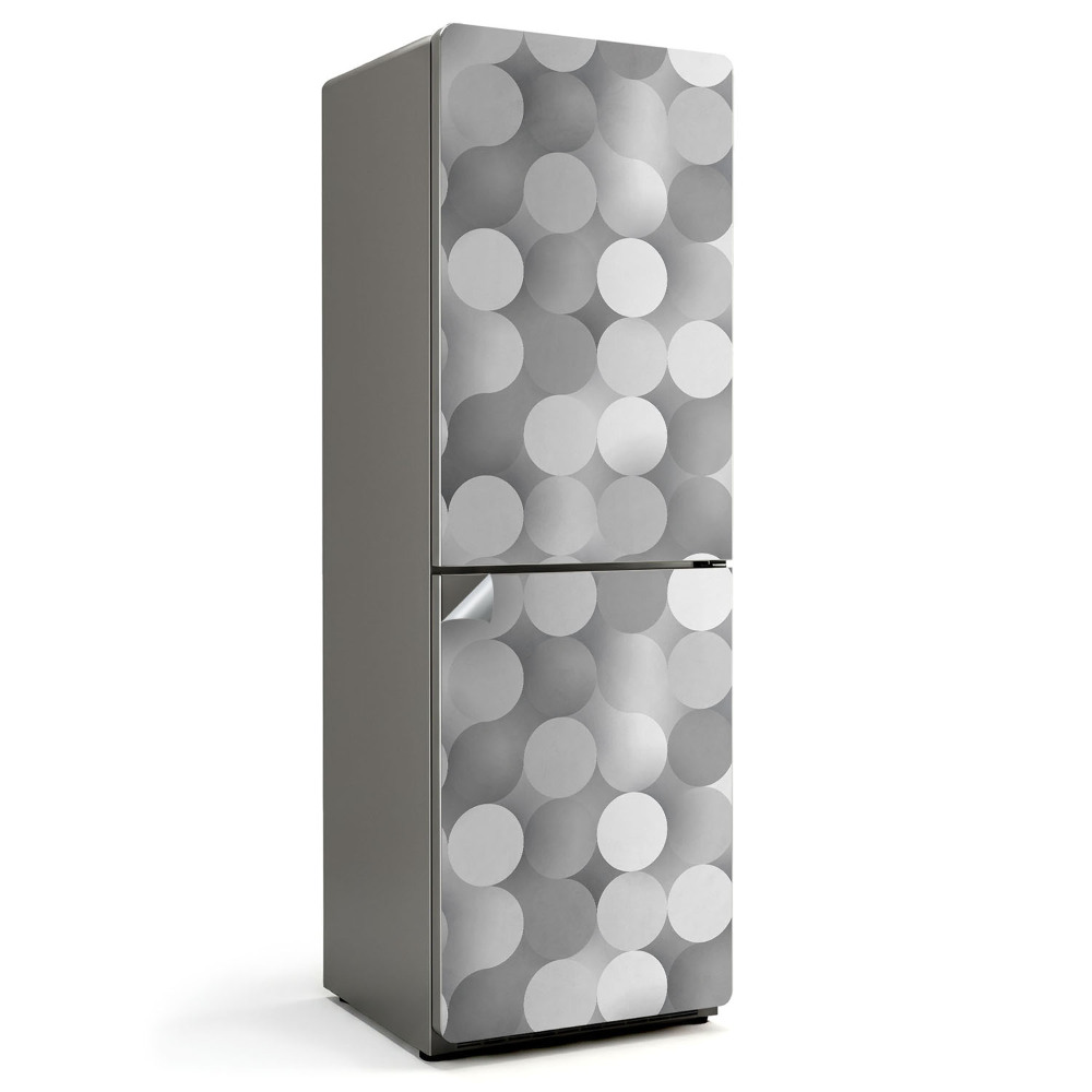 Naklejka na lodówkę Abstrakcyjny wzór kół