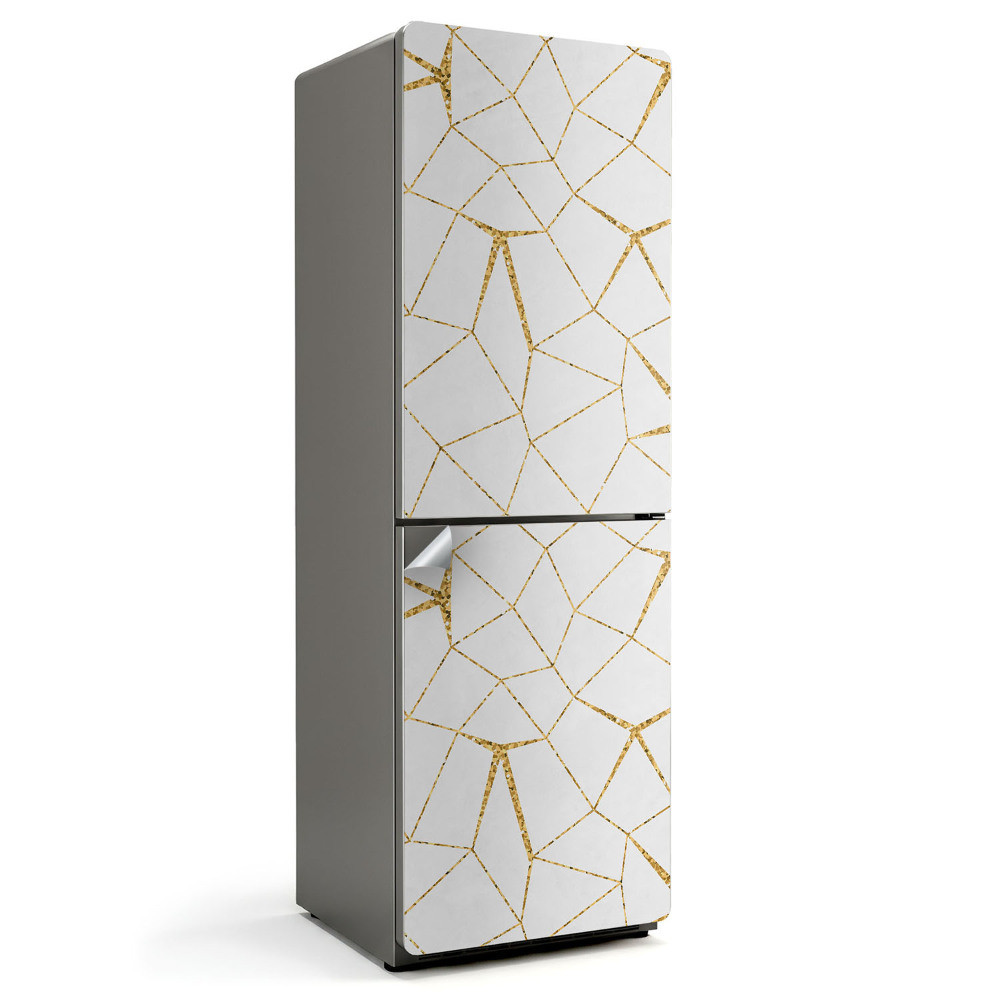 Okleina na lodówkę Geometryczny wzór linii