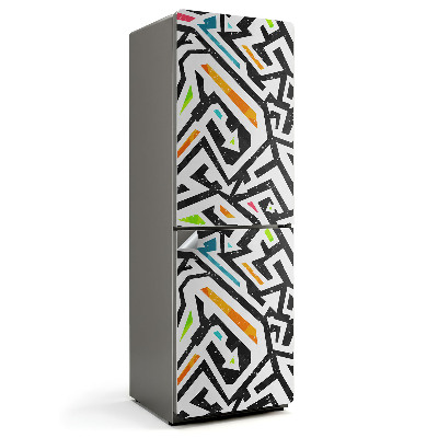 Okleina na lodówkę Abstrakcyjny wzór linii