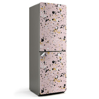 Naklejka na lodówkę Abstrakcyjne plamy i kropki