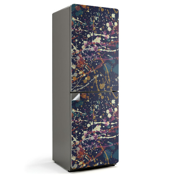 Samoprzylepna naklejka na lodówkę Abstrakcyjny wzór plam