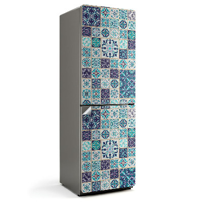 Samoprzylepna naklejka na lodówkę Wzory mozaikowe w kafelkach