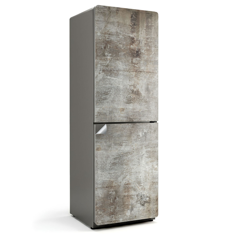 Naklejka tapeta na lodówkę Tekstura surowego betonu