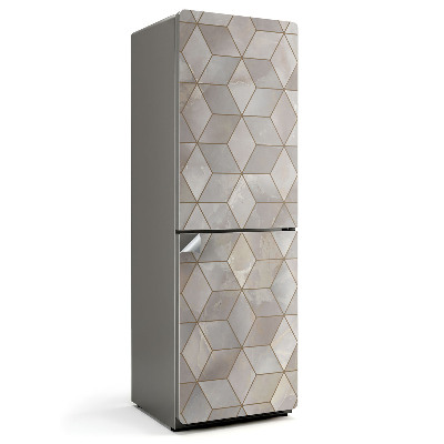 Okleina na lodówkę Geometryczny wzór diamentów