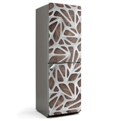 Naklejka tapeta na lodówkę Ażurowy abstrakcyjny wzór