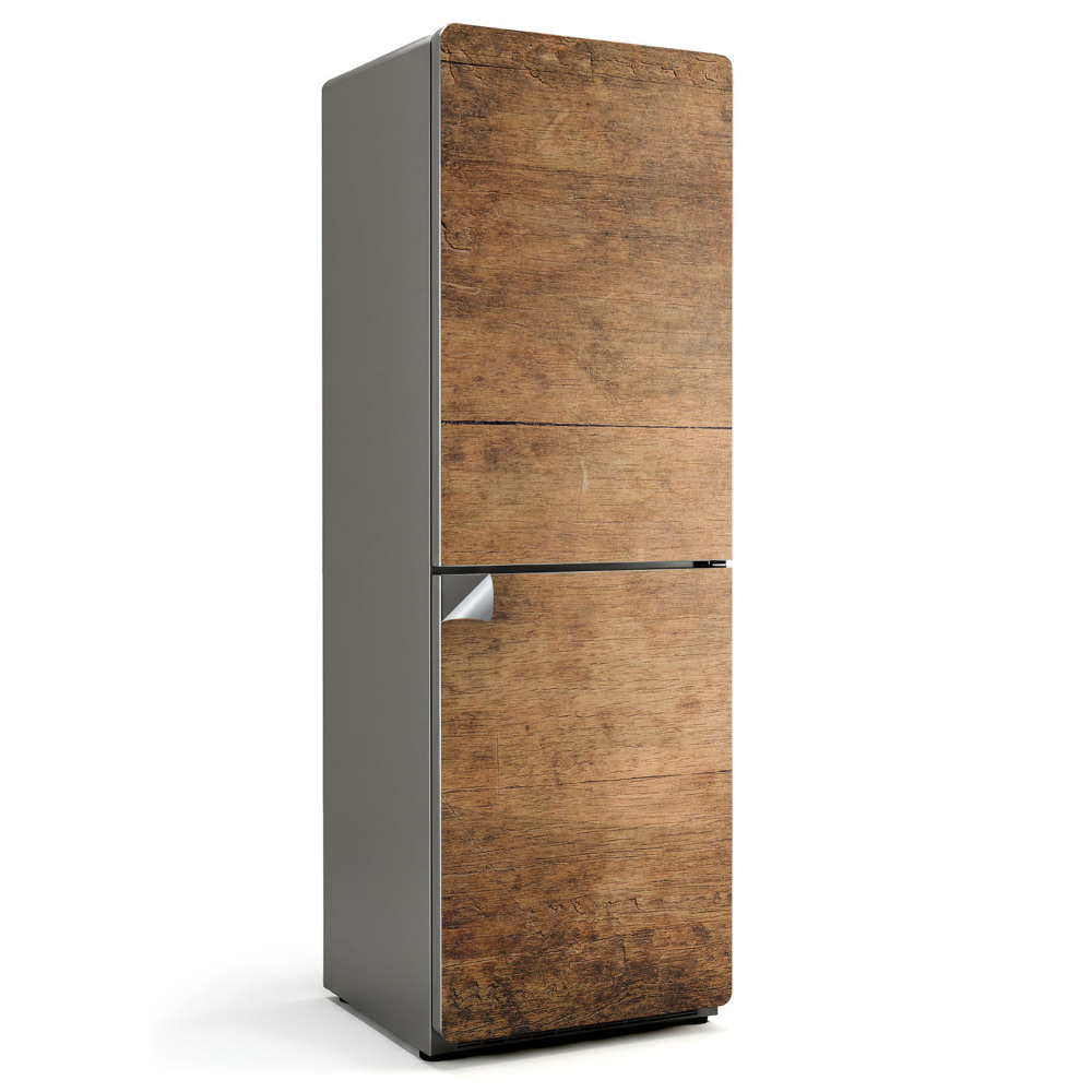 Okleina na lodówkę Tekstura drewnianej deski