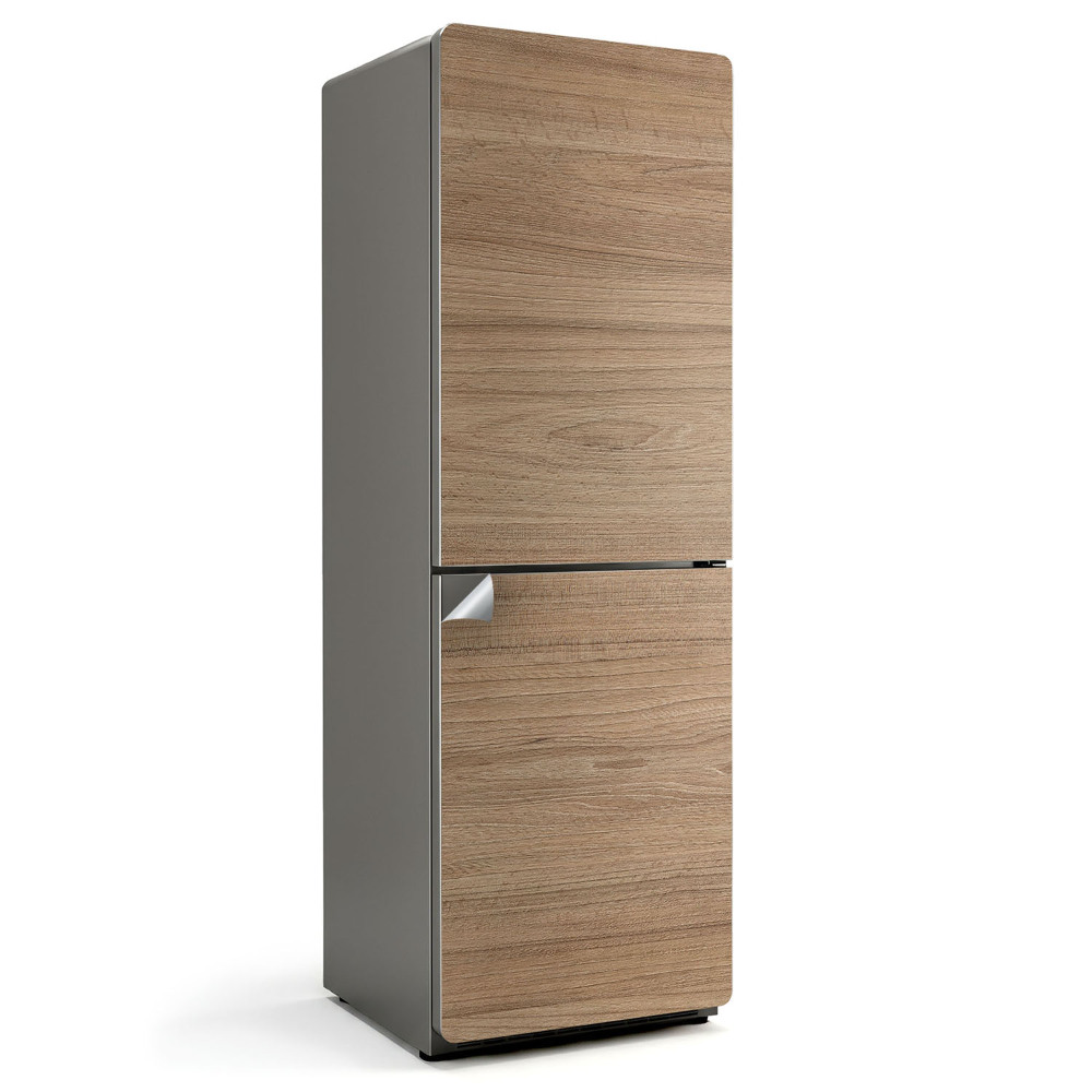 Naklejka na lodówkę Naturalna tekstura drewna