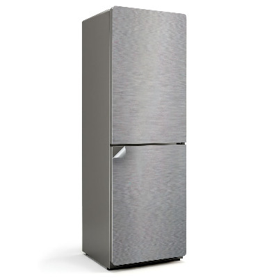 Samoprzylepna naklejka na lodówkę Tekstura metaliczna z liniami