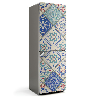 Okleina na lodówkę Geometryczne wzory kafli