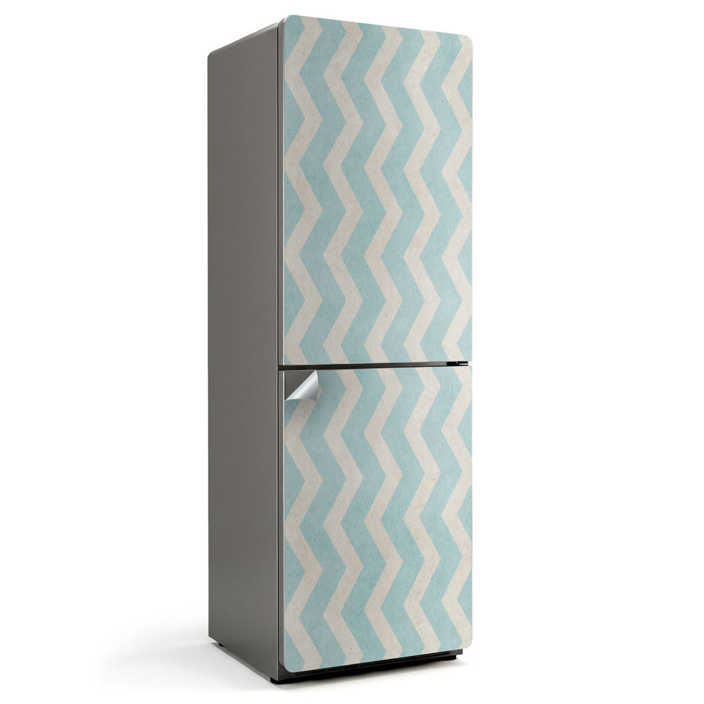 Okleina na lodówkę Zygzaki na tle tekstury