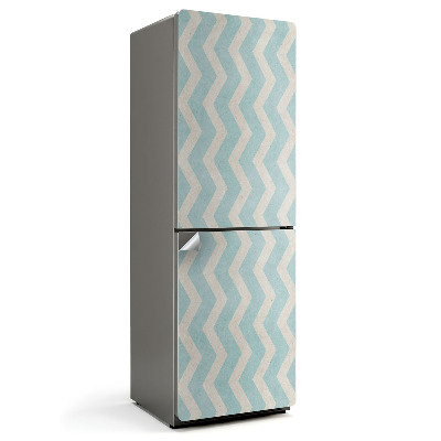 Okleina na lodówkę Zygzaki na tle tekstury