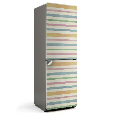 Naklejka na lodówkę Wzór poziomych pasów