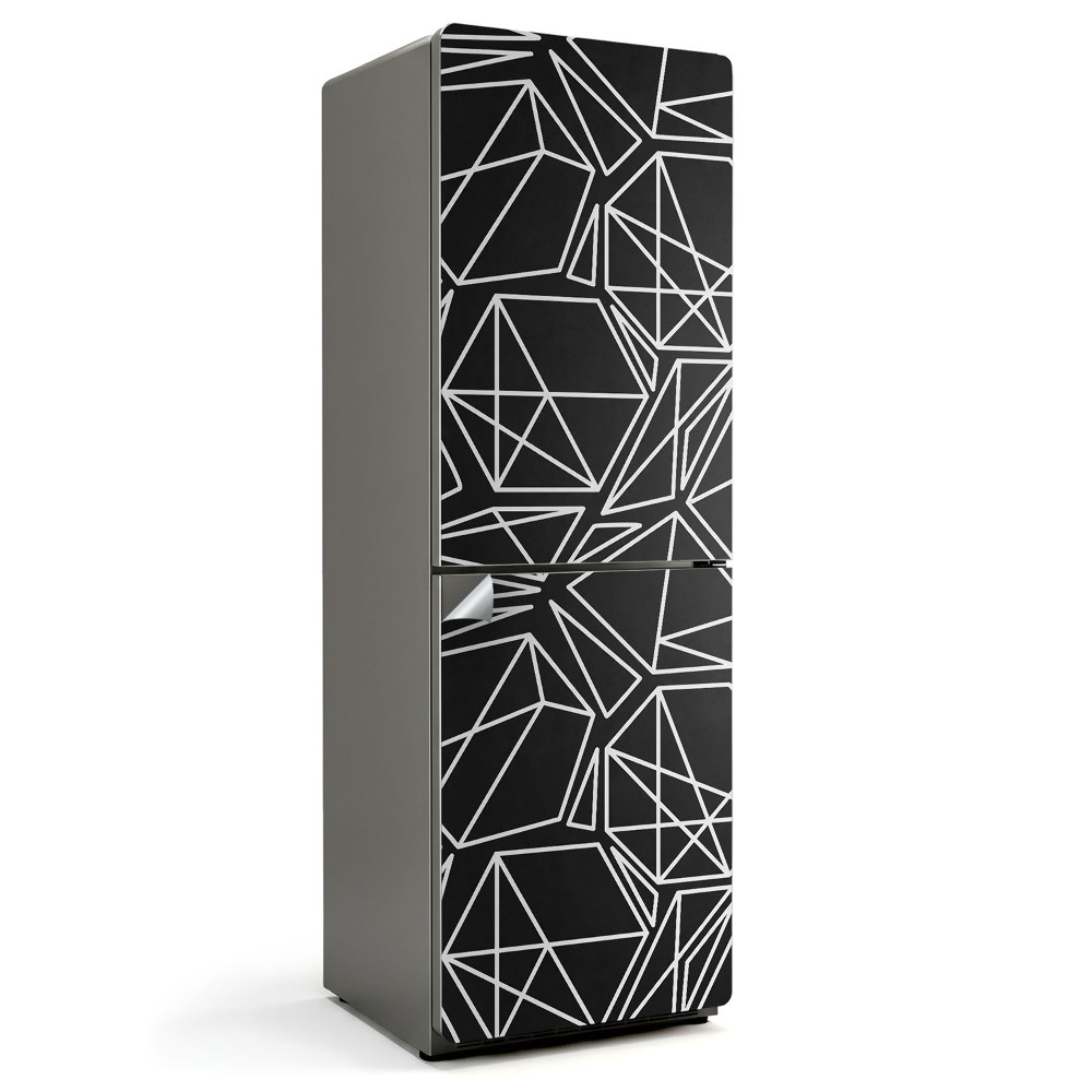 Samoprzylepna naklejka na lodówkę Abstrakcyjny wzór geometryczny