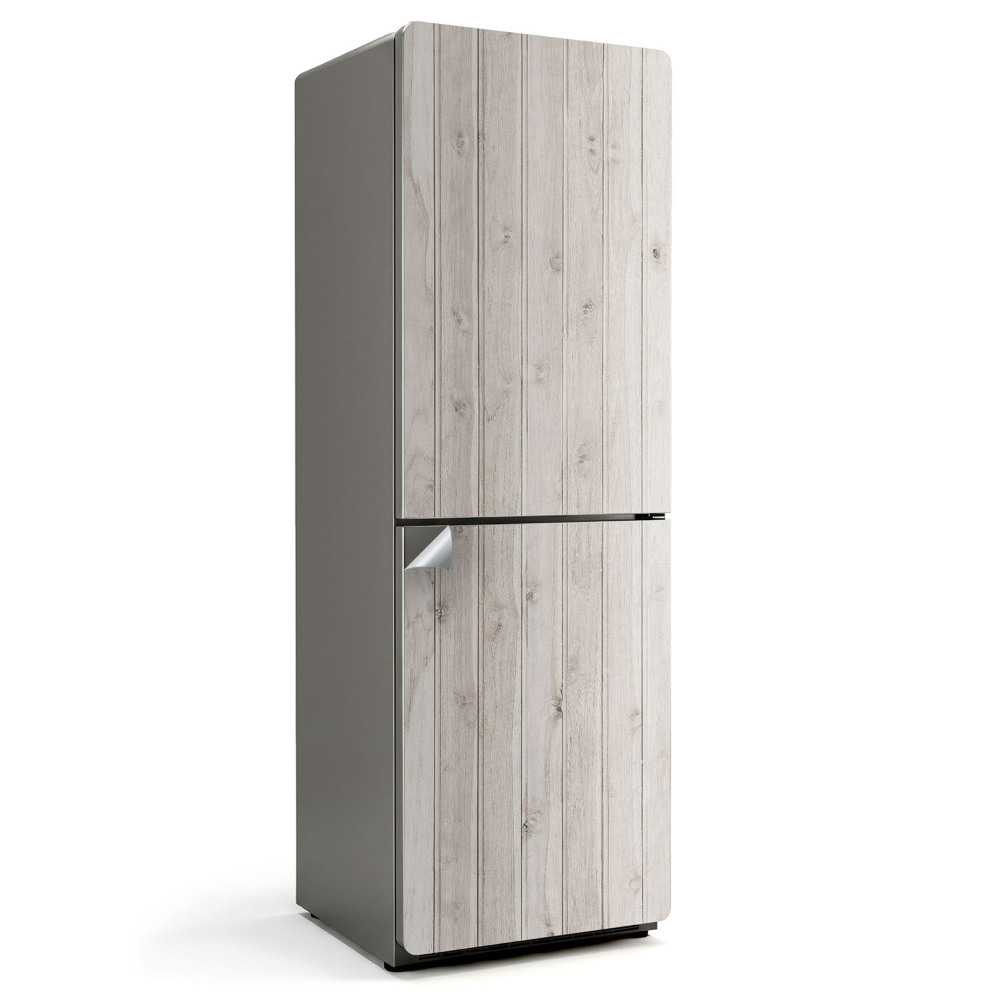 Naklejka tapeta na lodówkę Tekstura drewna z słojami