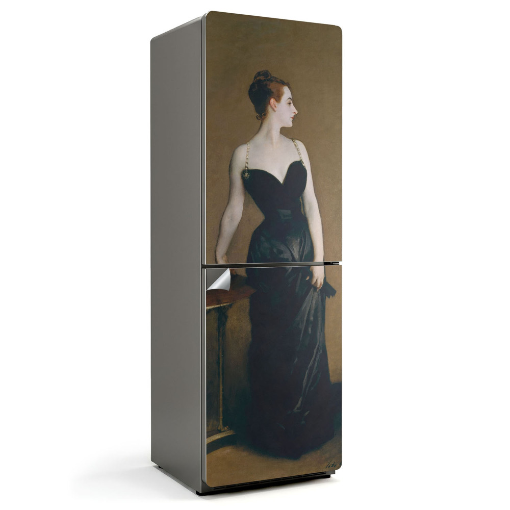 Naklejka tapeta na lodówkę Elegancka postać w sukni