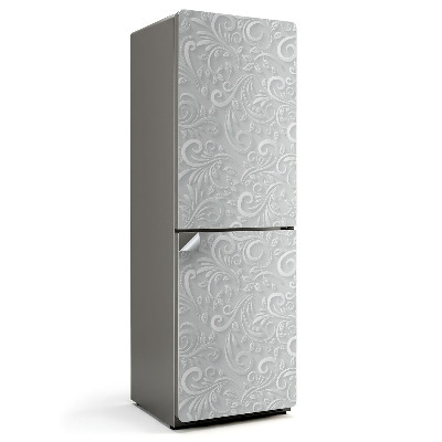 Okleina na lodówkę Wzór roślinny z falami