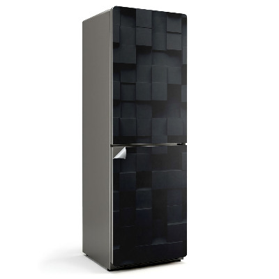 Naklejka na lodówkę Układ 3D z sześcianów