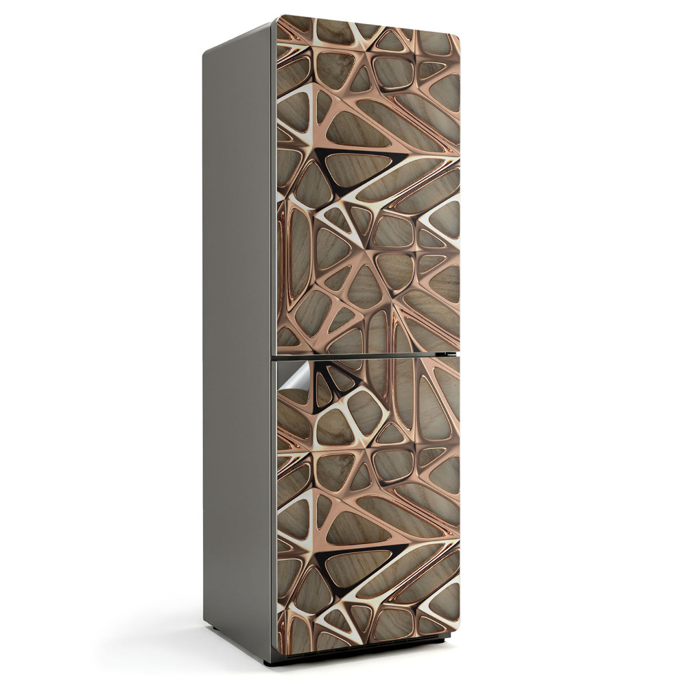 Samoprzylepna naklejka na lodówkę Abstrakcyjny ażurowy wzór