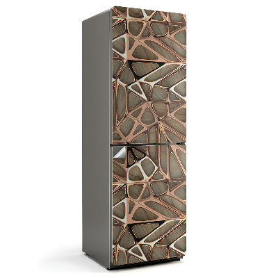 Samoprzylepna naklejka na lodówkę Abstrakcyjny ażurowy wzór