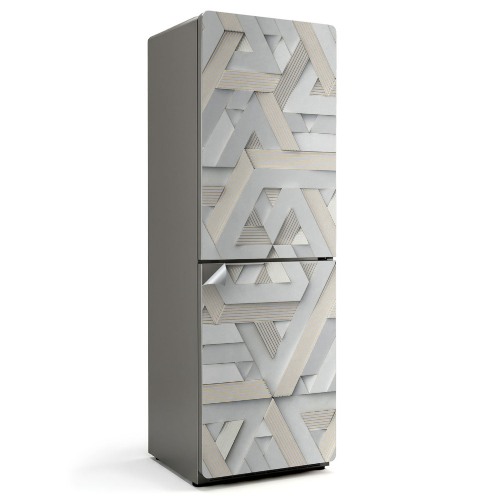 Okleina na lodówkę Sploty papierowych pasków