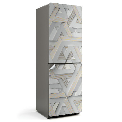 Okleina na lodówkę Sploty papierowych pasków