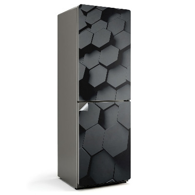 Samoprzylepna naklejka na lodówkę Wzór heksagonalnych płytek