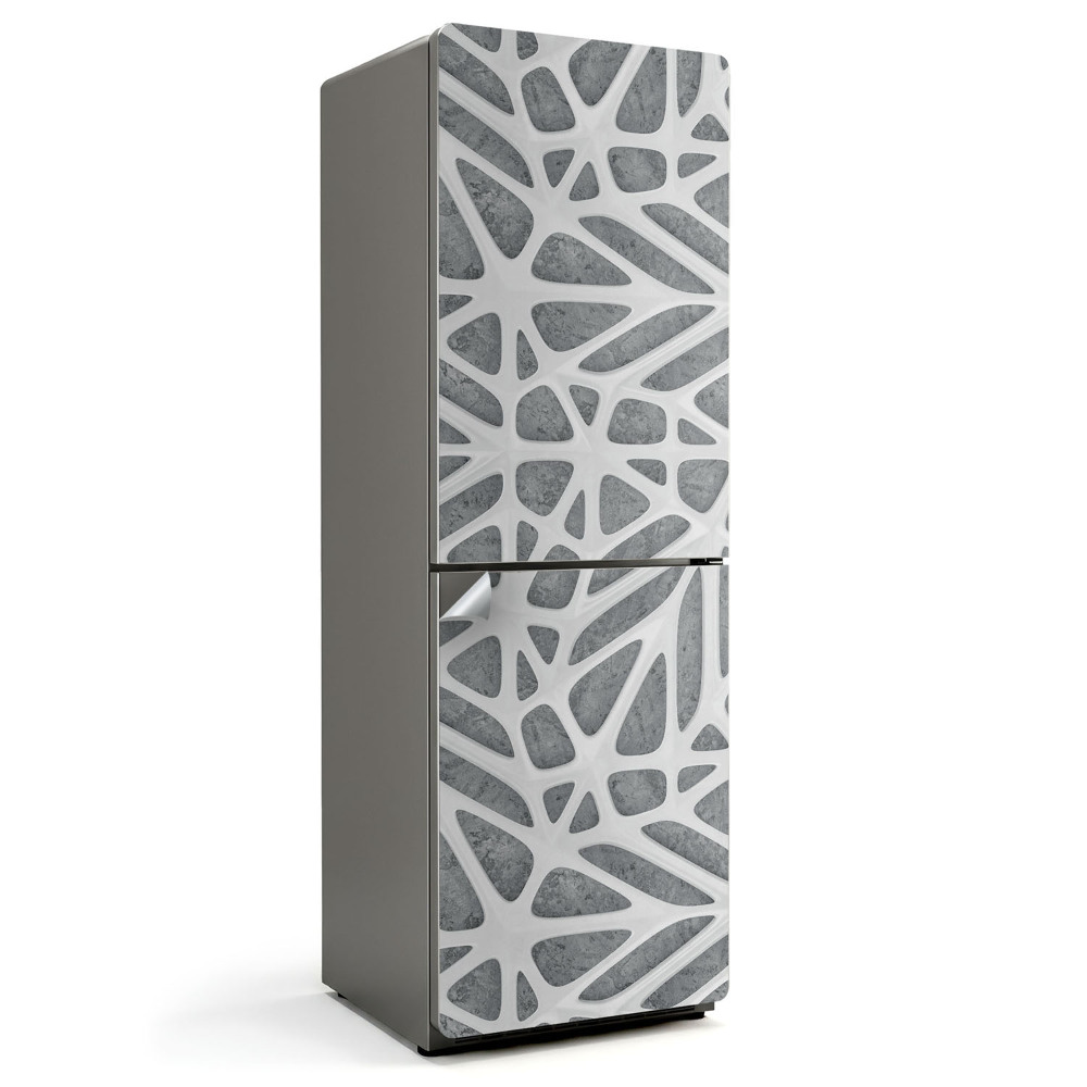 Naklejka tapeta na lodówkę Abstrakcyjny ażurowy wzór