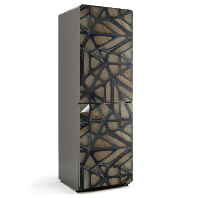 Samoprzylepna naklejka na lodówkę Abstrakcyjny ażurowy wzór