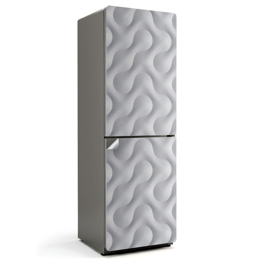 Naklejka na lodówkę Fale w delikatnym wzorze