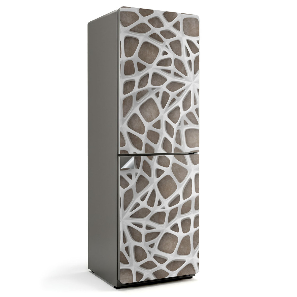 Naklejka na lodówkę Abstrakcyjny wzór sieciowy