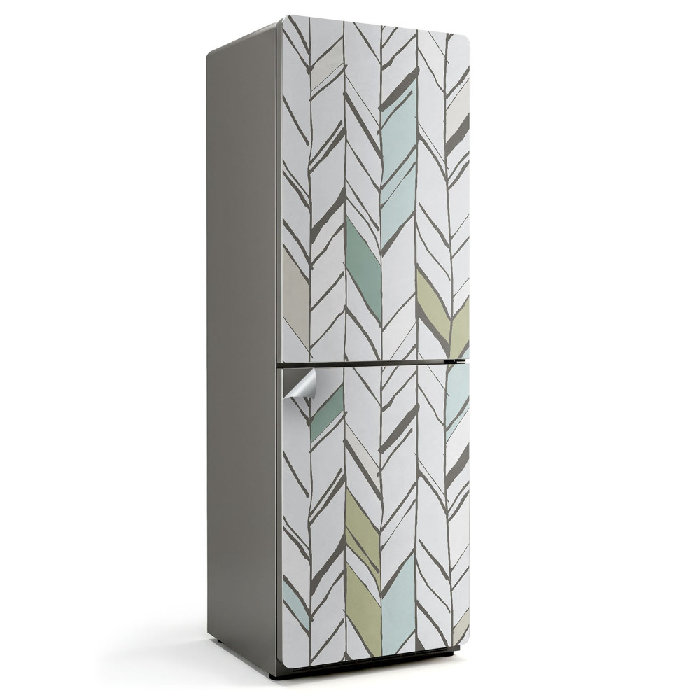 Naklejka tapeta na lodówkę Delikatny Wzór geometryczny