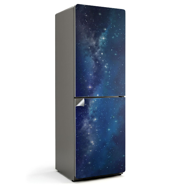 Naklejka na lodówkę Kosmiczny krajobraz gwiazd