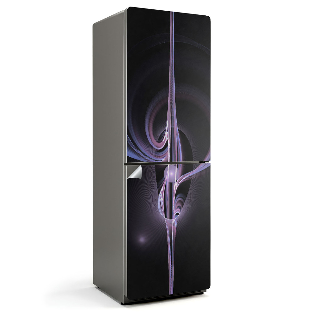 Naklejka na lodówkę Abstrakcyjny wzór falowy