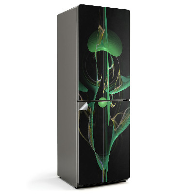 Samoprzylepna naklejka na lodówkę Abstrakcyjny wzór falowy