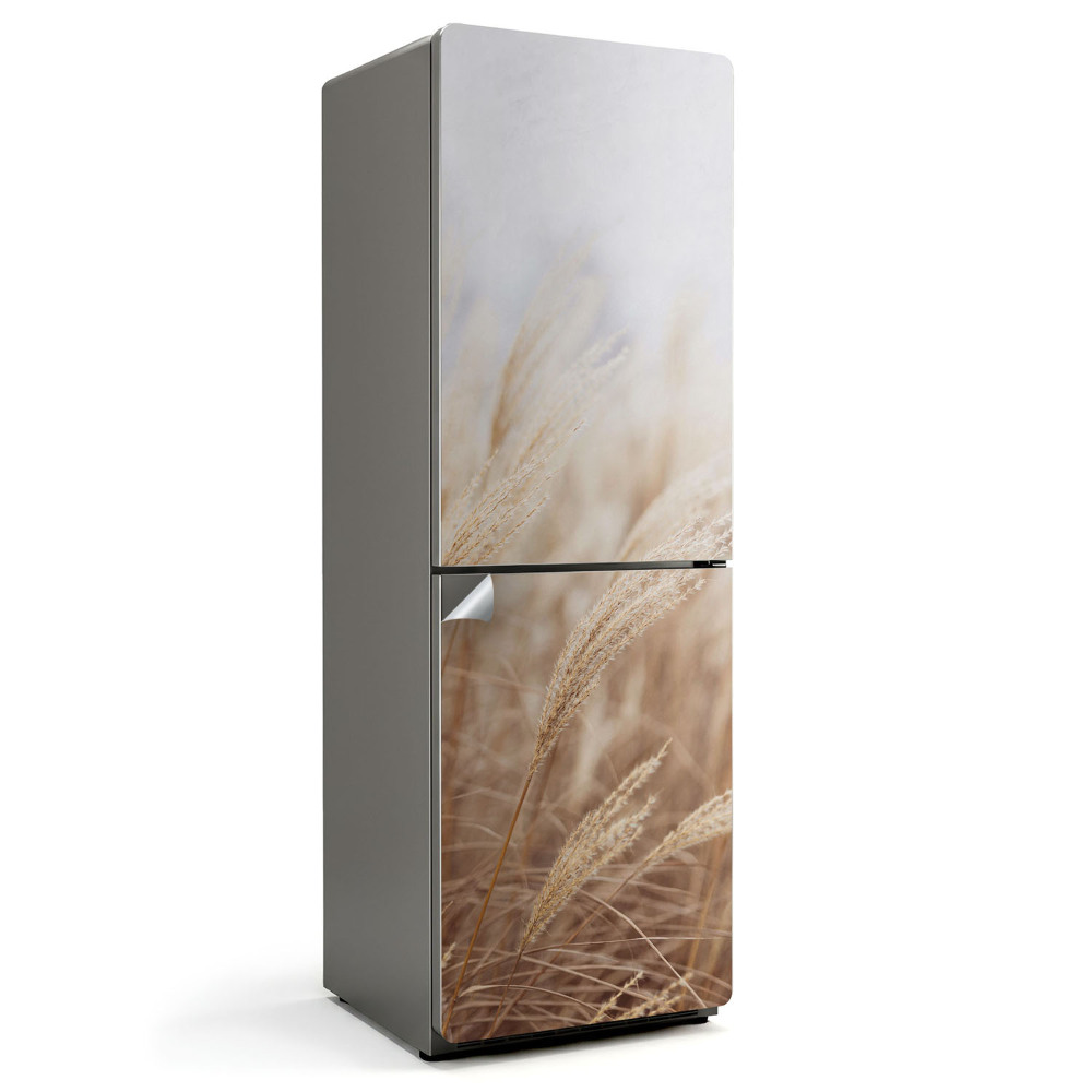 Okleina na lodówkę Słoneczne źdźbła traw