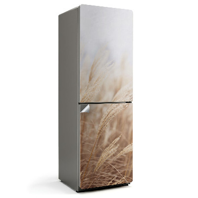 Okleina na lodówkę Słoneczne źdźbła traw