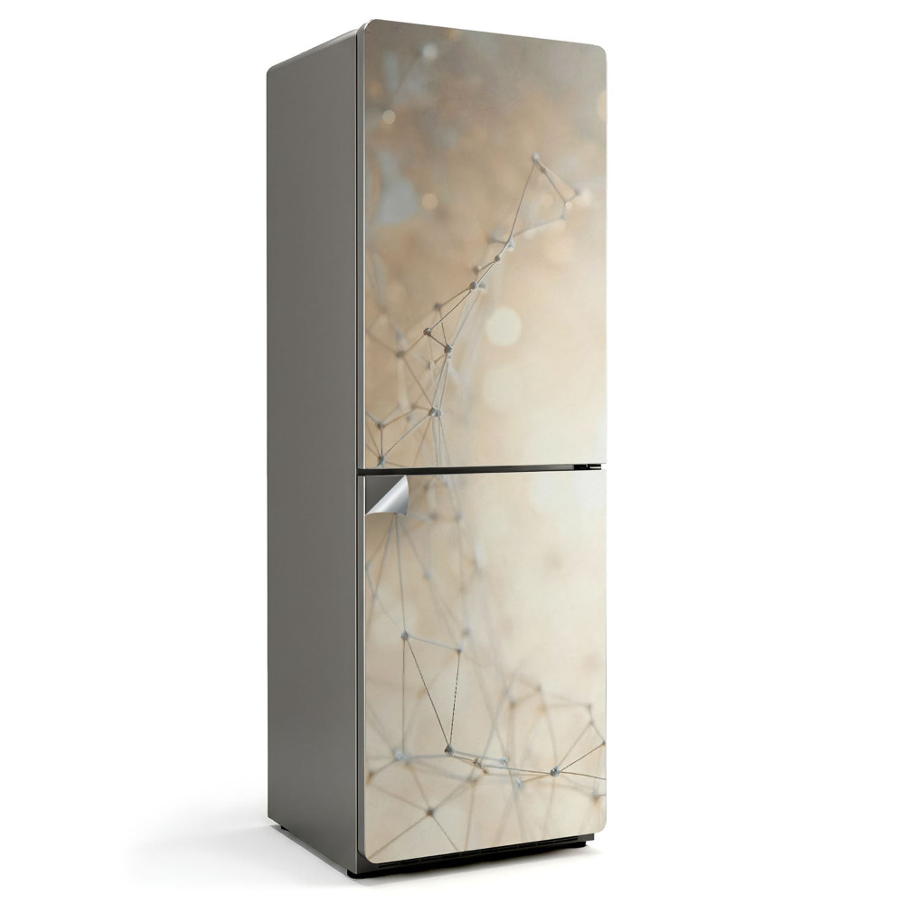 Naklejka tapeta na lodówkę Abstrakcyjna sieć linii