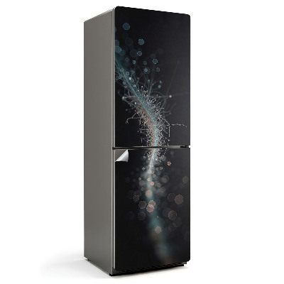 Naklejka na lodówkę Abstrakcyjny wzór z bąbelkami