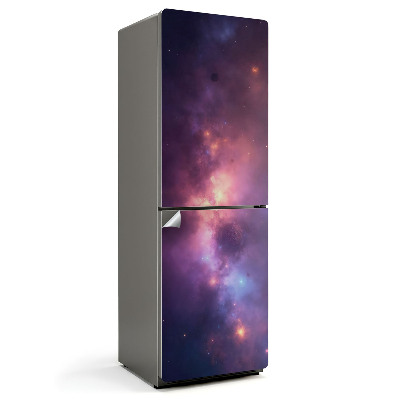 Okleina na lodówkę Kosmiczny krajobraz galaktyczny