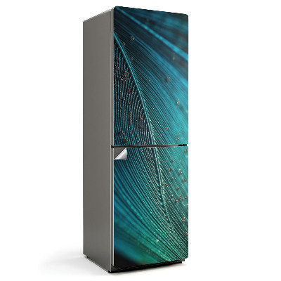 Naklejka tapeta na lodówkę Złożony wzór pióra