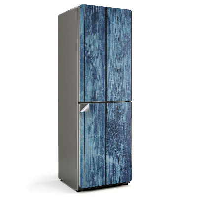 Samoprzylepna naklejka na lodówkę Deski drewniane w pionie