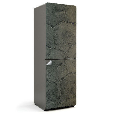 Naklejka na lodówkę Wzór drewna z sękami